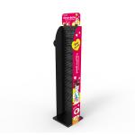 Free Standing Cosmetic Display Stand Kena Metal Pegboard Display Stands Department Store for sale