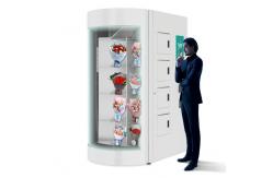 China High End Fresh Vending Flowers Machine With Transparent Shelf supplier