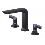 Bathroom Tap In Classic Design Two Lever Mixer Tap For Countertop Washbasins Three Hole for sale
