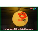 Large White Oxford Cloth Inflatable Lighting Ballon For Advertising