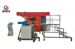 China 0-50mm Mould Rotational Molding Machine For Customized Containers supplier