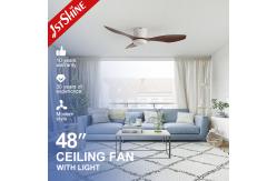 China 48 Inches Plastic Smart App Control Ceiling Fan For Low Ceiling supplier