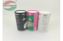 China Tin Can packaging With Plastic Shaker Top Lids / Cardboard Paper Tubes supplier