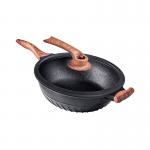 CE Induction Cookware 32cm Frying Pan PFOA Free For All Stoves for sale
