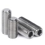 Plain Polished Stainless Steel Hexagon Socket Set Screws DIN916 Hexagon Socket Set Screw for sale