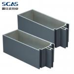 Upright Aluminum Curtain Wall Profiles Anodizing Aluminium Building Frame for sale