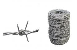 China 12*14 Gauge Field Fencing Galvanized Steel Barbed Wire 50kg/Roll Q235 supplier