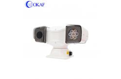 China Smart Vehicle PTZ IP Strobe Camera , Warming Light Vehicle Mounted Ptz Camera supplier