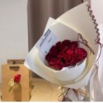 57*57cm Kraft Paper Internet Celebrity Ballet Style DIY Floral Flower Wrapping Paper for sale