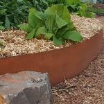3.2ft Corten Lawn Edging 1.6mm 6 Inch Corten Steel Border for sale
