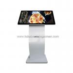 Touch Screen Interactive Digital Kiosk 300cd/M2 With Printer for sale