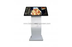 China Touch Screen Interactive Digital Kiosk 300cd/M2 With Printer supplier
