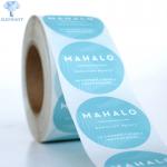 Peelable Hot Stamping Printed Self Adhesive Labels On A Roll for sale