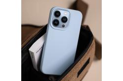 China Soft Microfiber Lining Real Silicone Cell Phone Case Mobile Cover Anti Fingerprint supplier