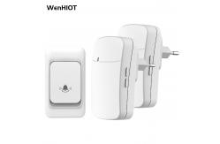 China Small Black Wifi Video Doorbell Smart Two Way Wireless Doorbell Camera supplier