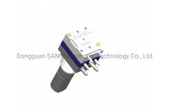China 8mm Rotary Push Button Potentiometer Metal Shaft Sealed RV8141M supplier