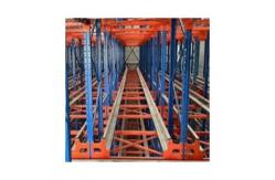 China Radio Shuttle Pallet Racking System Floor Mounted Flame Retardant supplier