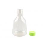 Lab Use 2500 Ml Erlenmeyer Plastic Flask In Chemistry Sealed Cap Vent Cap for sale