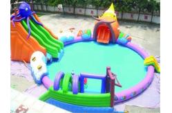 China High Quality PVC Tarpaulin Strong and Durable Inflatable Octopus Water Park On Sale supplier