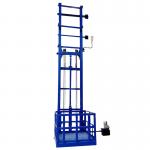 1 Ton Hydraulic Single Guide Rail Freight Elevator For Warehouse for sale