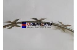 China Sharp Helical Cbt60 Concertina Razor Barbed Wire Hot Rich Galvanized Steel supplier