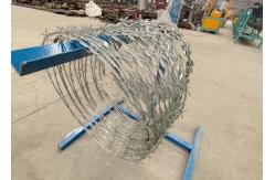 China Flat Wrap Welded Razor Wire Mesh Double Coil Concertina High Security Galvanize supplier
