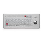 IP65 Industrial Membrane Keyboard Omron Switch With Optical Trackball for sale