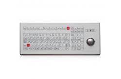 China IP65 Industrial Membrane Keyboard Omron Switch With Optical Trackball supplier