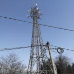 45m 4 Legged Tower Galvanized Steel Angel Lattice Telecommunication for sale