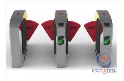 China Full Automatic Retractable Flap Barrier Gate With RS485 & Relay Signal Interface supplier
