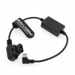 USB-C Type-C Right Angle To D-Tap Power Cable Regulated 5V Output For Blackmagic Design Micro Converter for sale