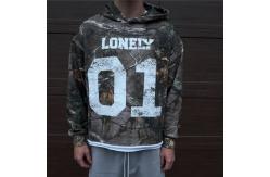 China Unisex All Over Print Camouflage Hoodie in Custom Terry Cotton and Cropped Design supplier