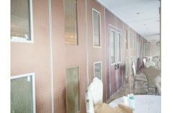 China Manual System Laminated Board Sound Proof Partitions For Ballroom supplier
