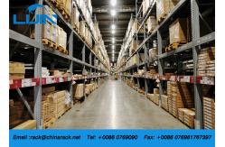 China Space Saving Metal Shelving Racks , Custom Size Industrial Heavy Duty Racking supplier