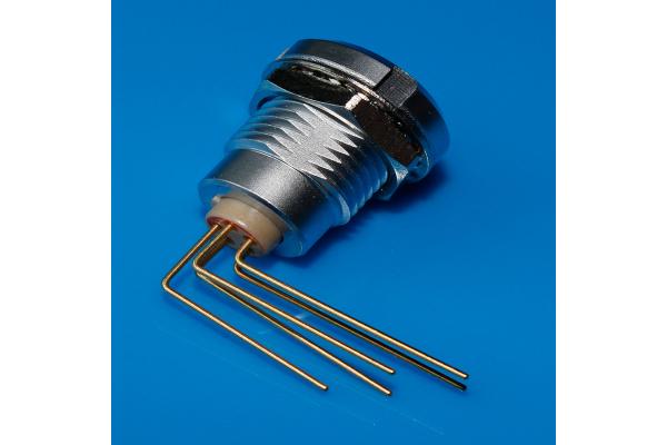 6 Pin Right Angle Printed Circuit Board Connector , PCB Mount Connector
