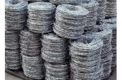 China Reverse Twisted Barbed Wire Fencing 12.5ga. 2 Points supplier