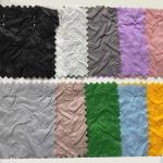 420d Woven Crinkle Double Gauze Polyester Jacquard Fabric Shrink Resistant
