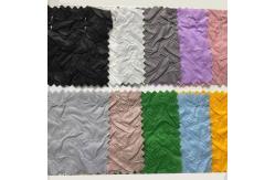 China 420d Woven Crinkle Double Gauze Polyester Jacquard Fabric Shrink Resistant supplier