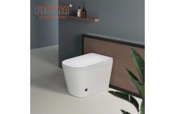 China Japanese Smart Toilet Bowl Watermark White Bidet Control 40KG supplier