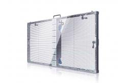 China Indoor Super Slim Transparent LED Display Hanging / Stacking Installation supplier