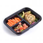 Cardboard Paper Box Customized PP Plastic Takeaway Food Packaging Box Disposable Fast Food Takeaway Box for sale