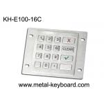 Industrial Explosion Proof 16 Keys Weatherproof Keypad USB Or PS2 Interface for sale