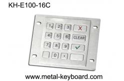 China Industrial Explosion Proof 16 Keys Weatherproof Keypad USB Or PS2 Interface supplier