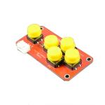 Module For Arduino Analog AD 5-Key Keyboard Module , Electronic Building Block