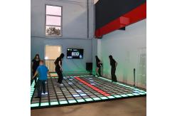 China Multi Players Jumping Grid Game Lighted Dance Floor Panels For Entertainment supplier