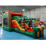 Factory Commercial Inflatable Coconut Trees Nature Themed Jumping Castle for sale