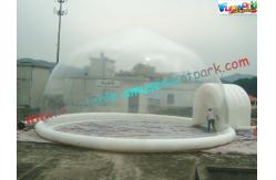China Transparent Customized Inflatable Party Tent , Durable Bubble Tent Marquee supplier