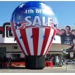 pvc tarpaulin Inflatable advertising balloon / inflatable red giant ground balloon for grand sale for sale
