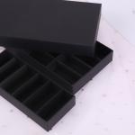 Black Top And Bottom Cover Essential Oil Packaging Box Cosmetic Box Can Print LOGO for sale