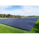 Blue / Black Mono Crystalline Solar Panel , Solar Pv Modules Long Life Span for sale